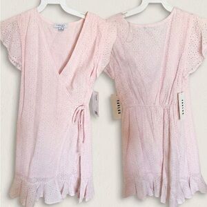 FAVLUX Blush Pink Eyelet Dress